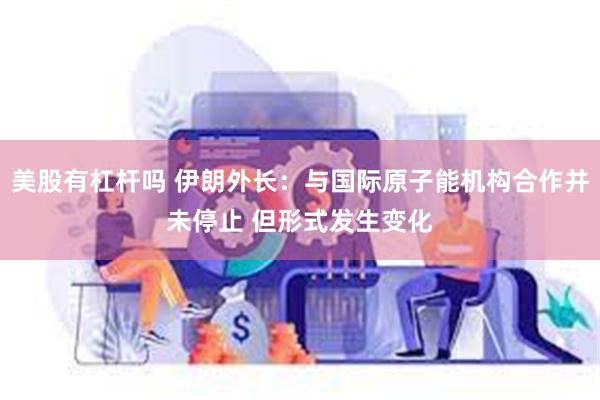 美股有杠杆吗 伊朗外长：与国际原子能机构合作并未停止 但形式发生变化