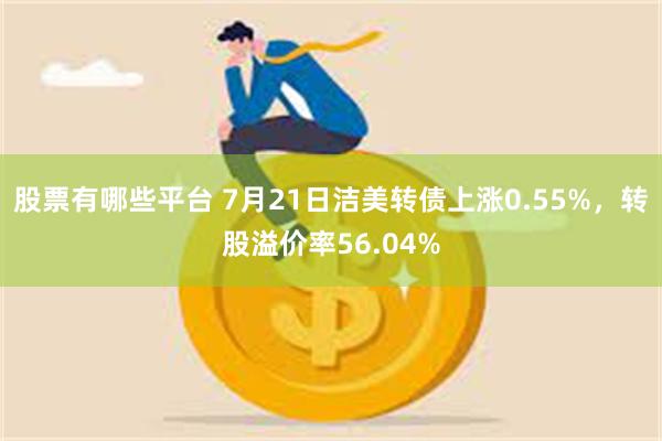 股票有哪些平台 7月21日洁美转债上涨0.55%，转股溢价率56.04%
