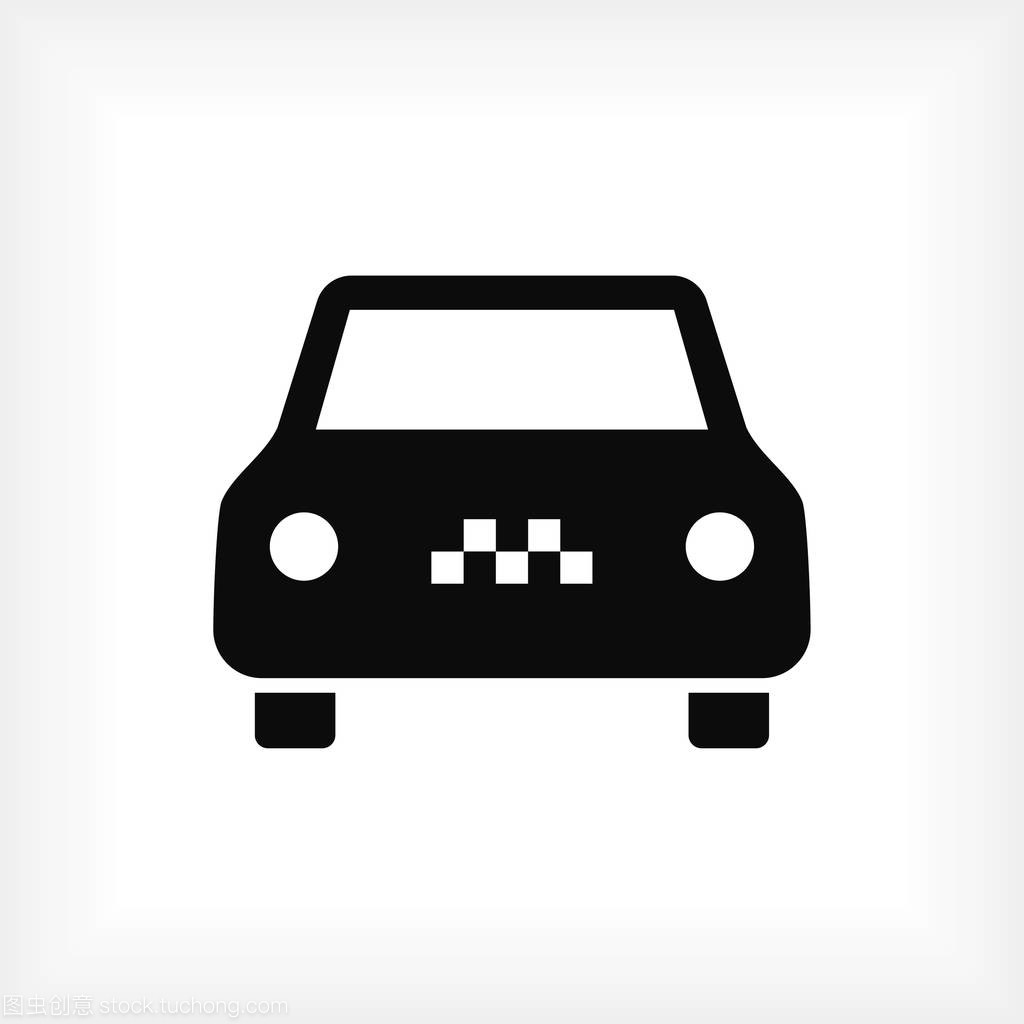 出租車圖標(biāo)矢量圖形設(shè)計(jì) 簡(jiǎn)約與辨識(shí)度的完美融合